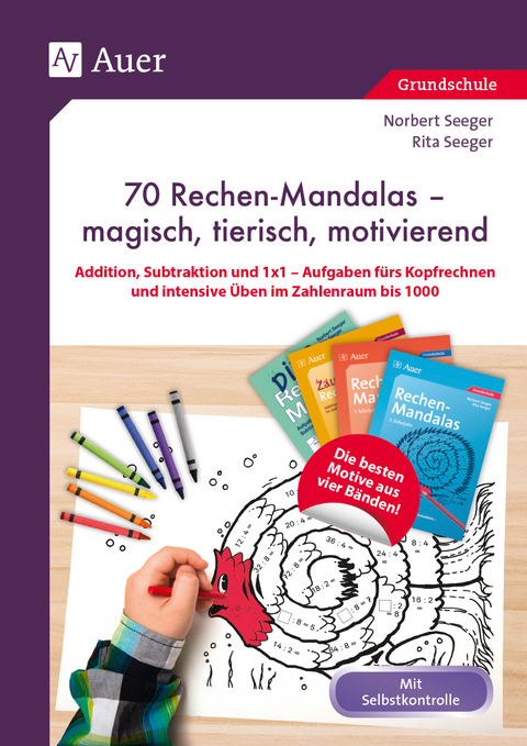 70 Rechenmandalas - magisch, tierisch, motivierend - Norbert Seeger, Rita Seeger