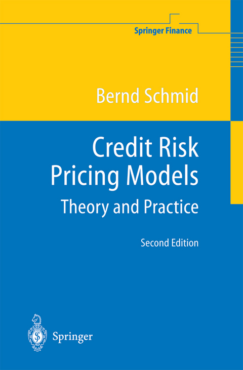 Credit Risk Pricing Models - Bernd Schmid