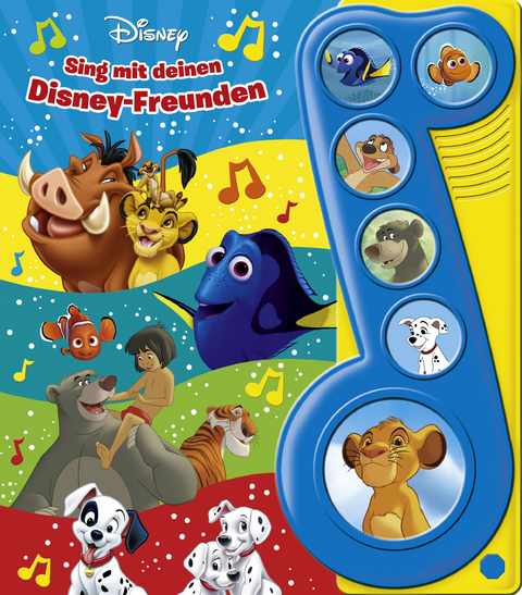 6-Button-Liederbuch, Disney Klassiker, Sing mit deinen Disney-Freunden
