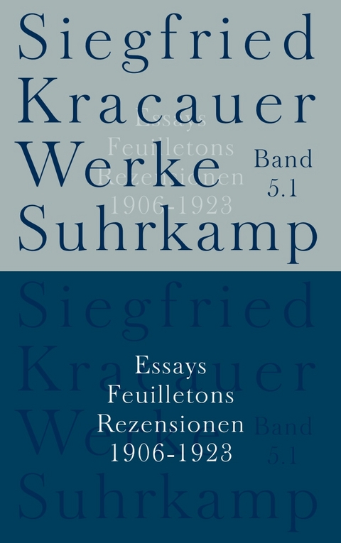 Werke in neun B&auml;nden - Siegfried Kracauer