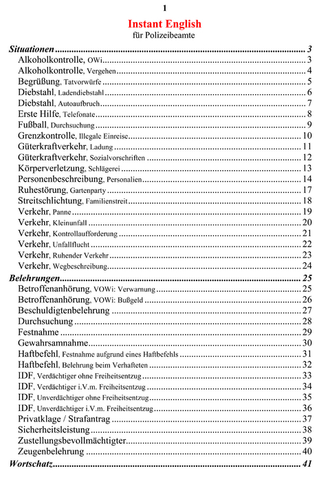 Instant English f&uuml;r Polizeibeamte - Robert Dimper