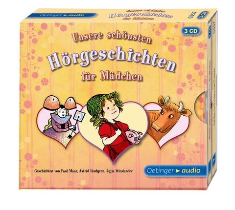 Unsere sch&ouml;nsten H&ouml;rgeschichten f&uuml;r M&auml;dchen (3 CD) - Jujja Wieslander, Astrid Lindgren, Paul Maar