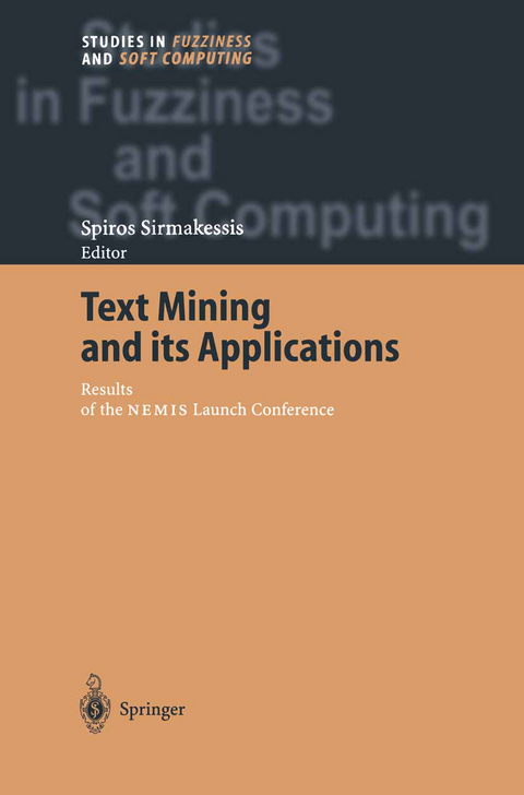 Text Mining and its Applications - 