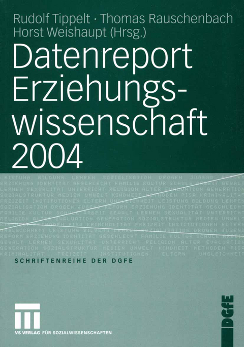 Datenreport Erziehungswissenschaft 2004 - 