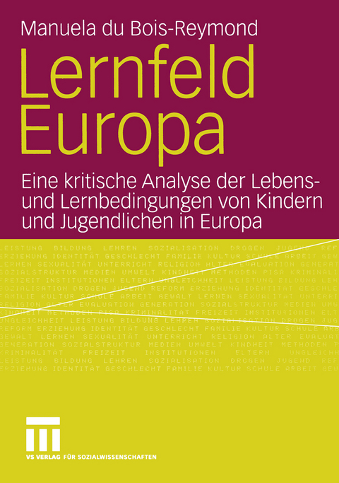 Lernfeld Europa - Manuela Du Bois-Reymond