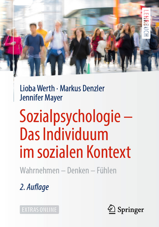 Sozialpsychologie – Das Individuum im sozialen Kontext, Band 1