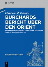 Burchards Bericht &uuml;ber den Orient -  Christiane M. Thomsen