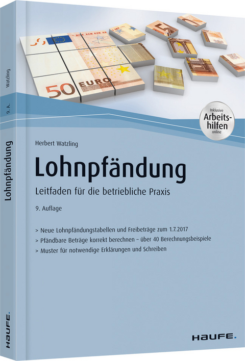 Lohnpf&auml;ndung - mit Arbeitshilfen online - Herbert Watzling