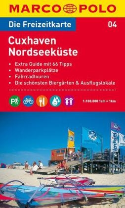 MARCO POLO Freizeitkarte Blatt 4 Cuxhafen, Nordseek&uuml;ste 1:100 000