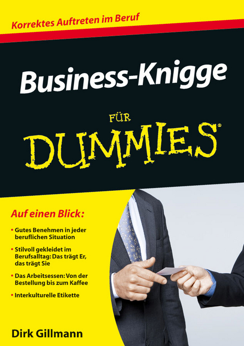 Business-Knigge f&uuml;r Dummies - Dirk Gillmann