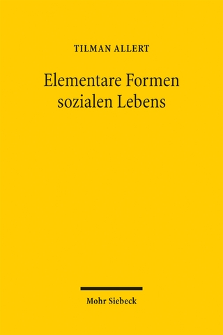 Elementare Formen sozialen Lebens