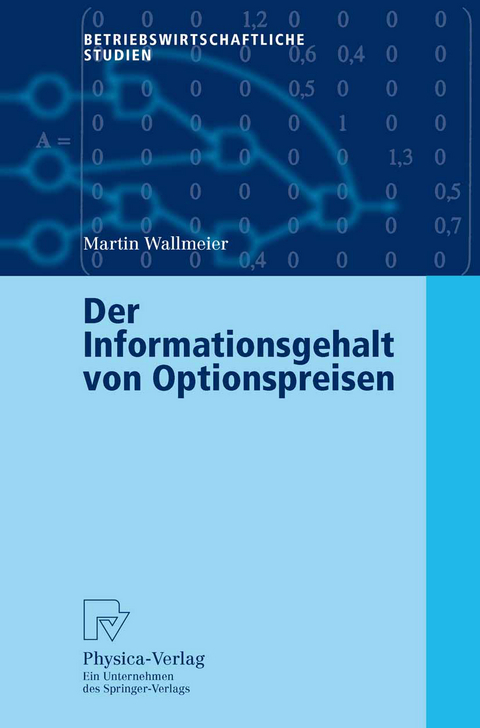 Der Informationsgehalt von Optionspreisen - Martin Wallmeier