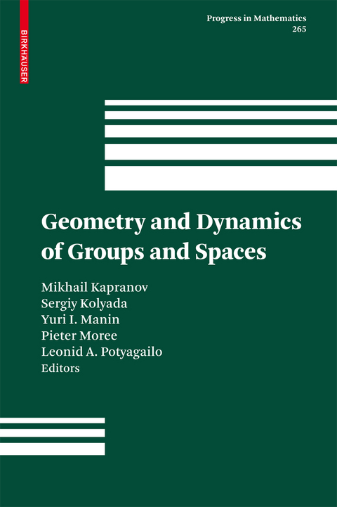 Geometry and Dynamics of Groups and Spaces - 