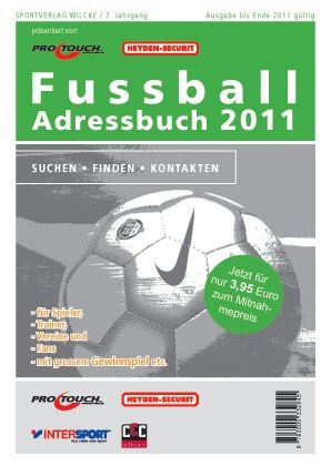Fussball Adressbuch 2011 - Adressen, Branchenbuch, Datenbank, Fußball, Sport