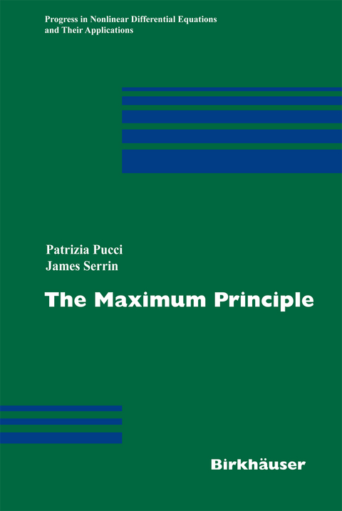 The Maximum Principle - Patrizia Pucci, J. B. Serrin