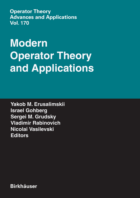 Modern Operator Theory and Applications - 