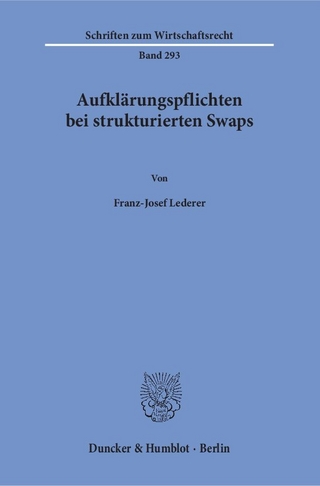 Aufklärungspflichten bei strukturierten Swaps.