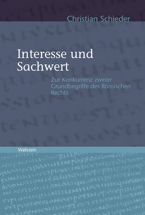Interesse und Sachwert - Christian Schieder