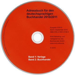 Adressbuch für den deutschsprachigen Buchhandel. Oktober 2010 - CD-ROM-Ausgabe