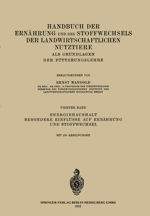 Energiehaushalt. Besondere Einfl&uuml;sse auf Ern&auml;hrung und Stoffwechsel - 