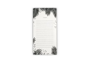 Magnetischer To-Do-Notizblock Black and White