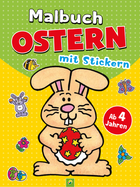 Malbuch Ostern mit Stickern