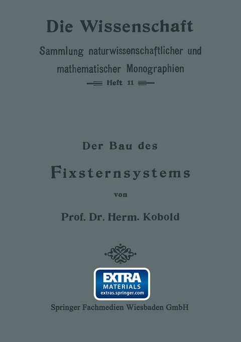Der Bau des Fixsternsystems mit Besonderer Ber&uuml;cksichtigung der Photometrischen Resultate - Herm Kobold