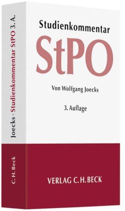 Strafprozessordnung - Wolfgang Joecks