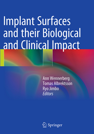 Implant Surfaces and their Biological and Clinical Impact
