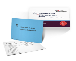 Assessor Karteikarten ÖR Hessen - Die verwaltungsgerichtliche Entscheidung