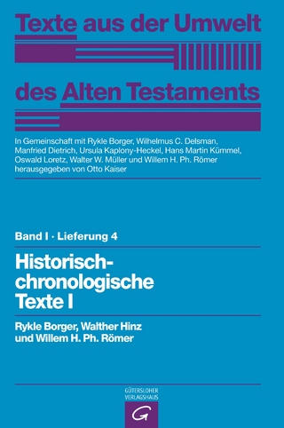 Texte aus der Umwelt des Alten Testaments, Bd 1: Rechts- und Wirtschaftsurkunden. / Historisch-chronologische Texte I