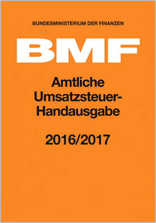 Amtliche Umsatzsteuer-Handausgabe 2016/2017