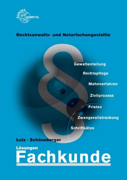 L&ouml;sungen zu 98913 - Ferdinand Lutz, Petra Sch&ouml;neberger