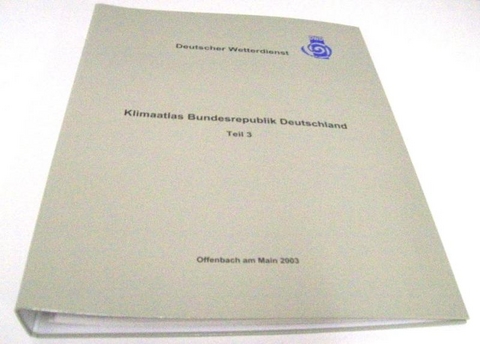 Klimaatlas Bundesrepublik Deutschland / Klimaatlas Bundesrepublik Deutschland. Teil 3