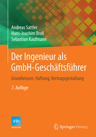 Der Ingenieur als GmbH-Geschäftsführer