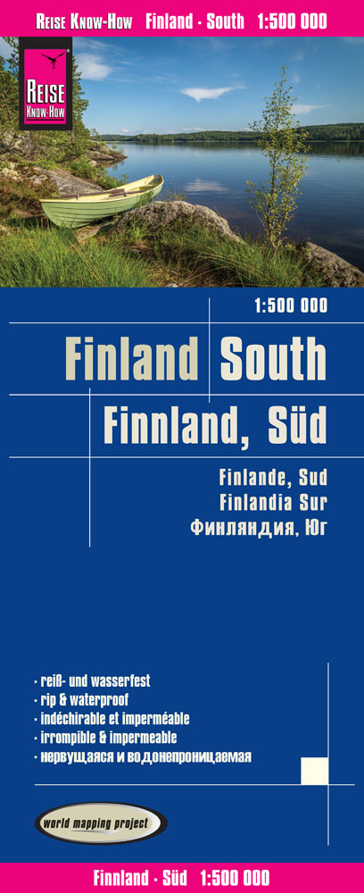 Reise Know-How Landkarte Finnland, S&uuml;d (1:500.000)