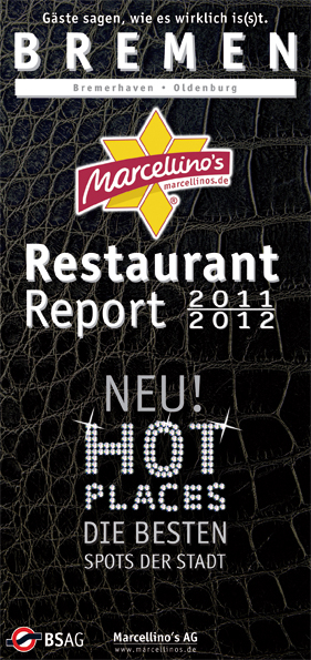 Marcellino's Restaurant Report / Marcellino's  Restaurant Report Bremen 2011/2012