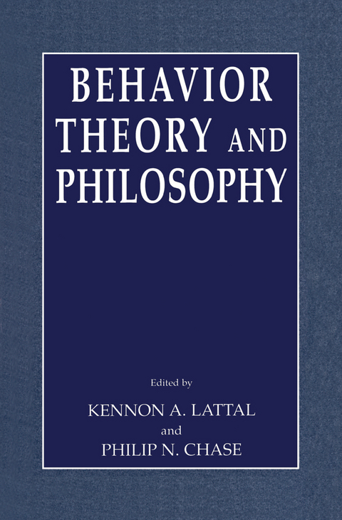 Behavior Theory and Philosophy - 