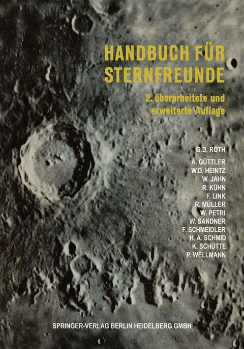 Handbuch f&uuml;r Sternfreunde - G&uuml;nter Dietmar Roth