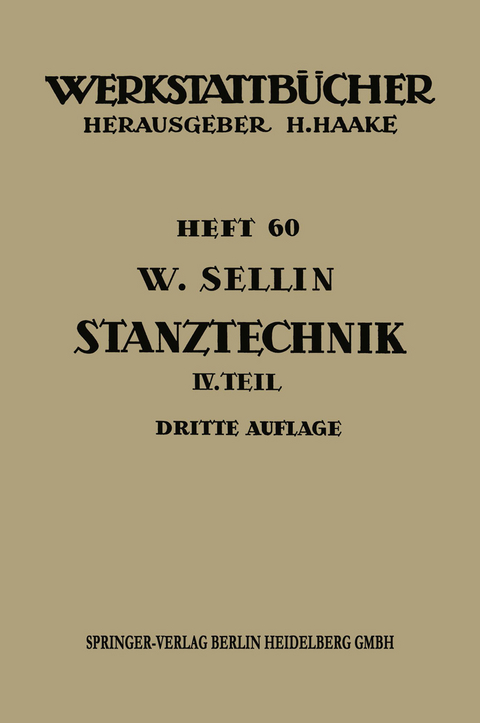Stanztechnik - Walter Sellin