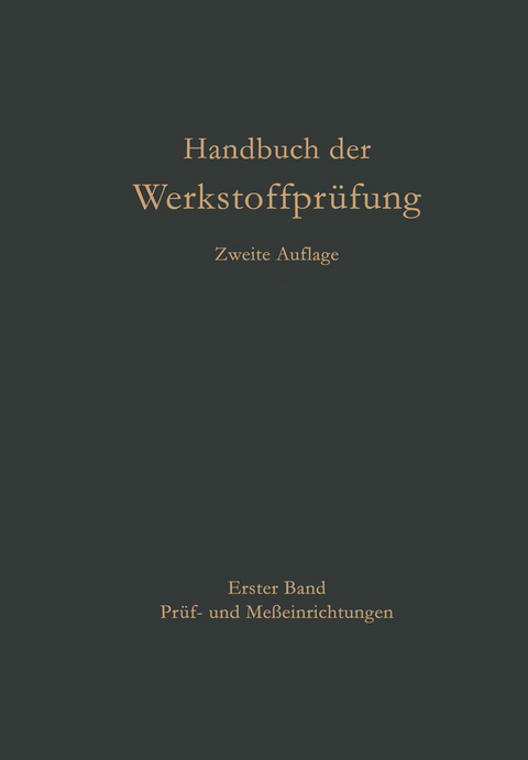 Pr&uuml;f- und Me&szlig;einrichtungen - E. Amedick, Rudolf Berthold, K. H. Bu&szlig;mann, N. Ludwig, Erich Siebel