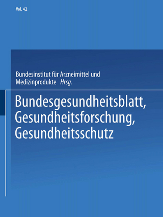 Bundesgesundheitsblatt, Gesundheitsforschung, Gesundheitsschutz