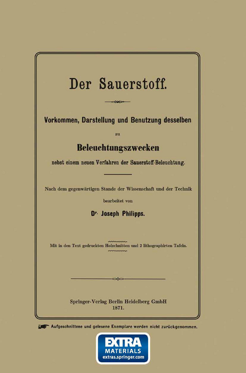Der Sauerstoff - Joseph Phillips