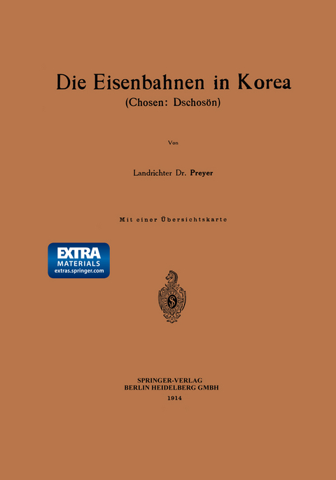 Die Eisenbahnen in Korea - G. Preyer