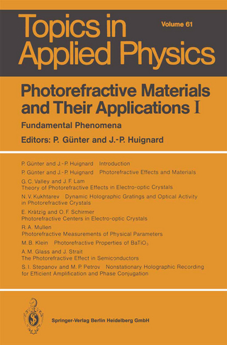 Photorefractive Materials and Their Applications I