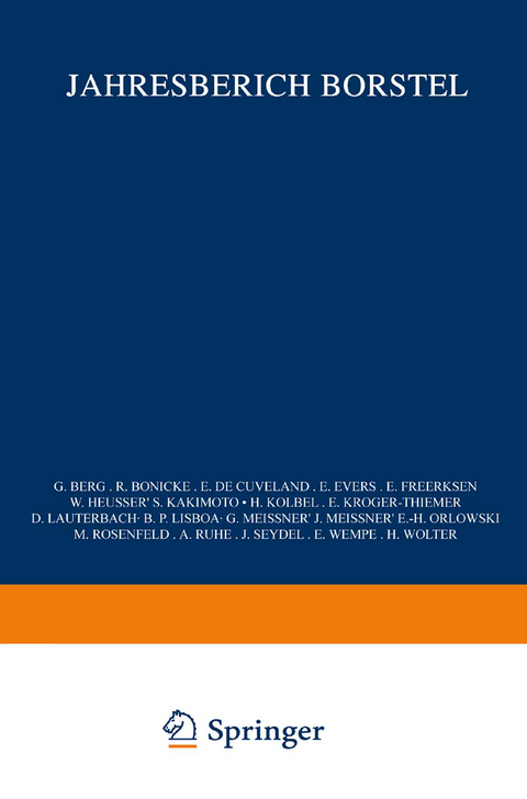 Jahresbericht Borstel - Prof. Dr. Med. Dr. Phil. Enno Freerksen