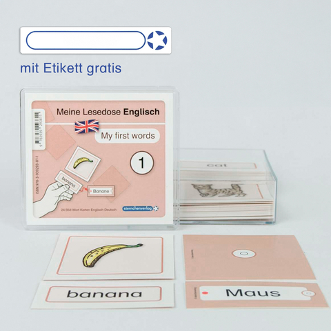 Meine Lesedose Englisch 1 - My first words - Grundwortschatz Deutsch - Englisch - DaZ - Katrin Langhans
