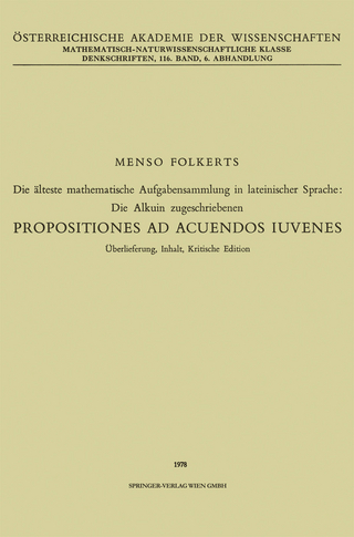 Die älteste mathematische Aufgabensammlung in lateinischer Sprache: Die Alkuin zugeschriebenen