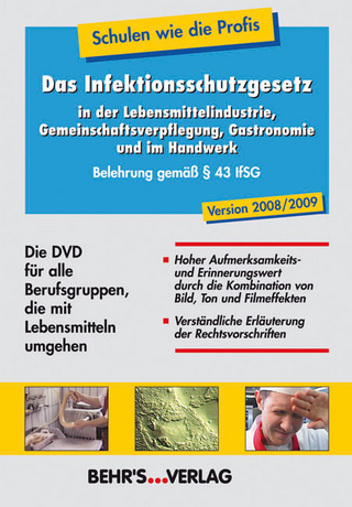 Das Infektionsschutzgesetz in der Lebensmittelindustrie, Gemeinschaftsverpflegung, Gastronomie und im Handwerk