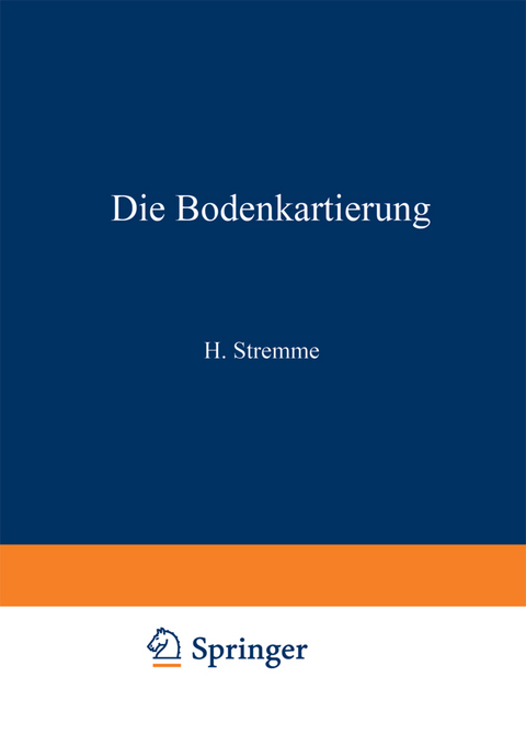 Die Bodenkartierung - Fritz Giesecke, Edwin Blanck